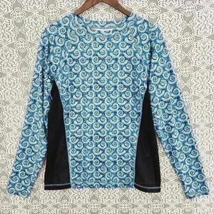 Premium Gear By Tormenter Fishing Pattern Long Sleeve Shirt Women's M